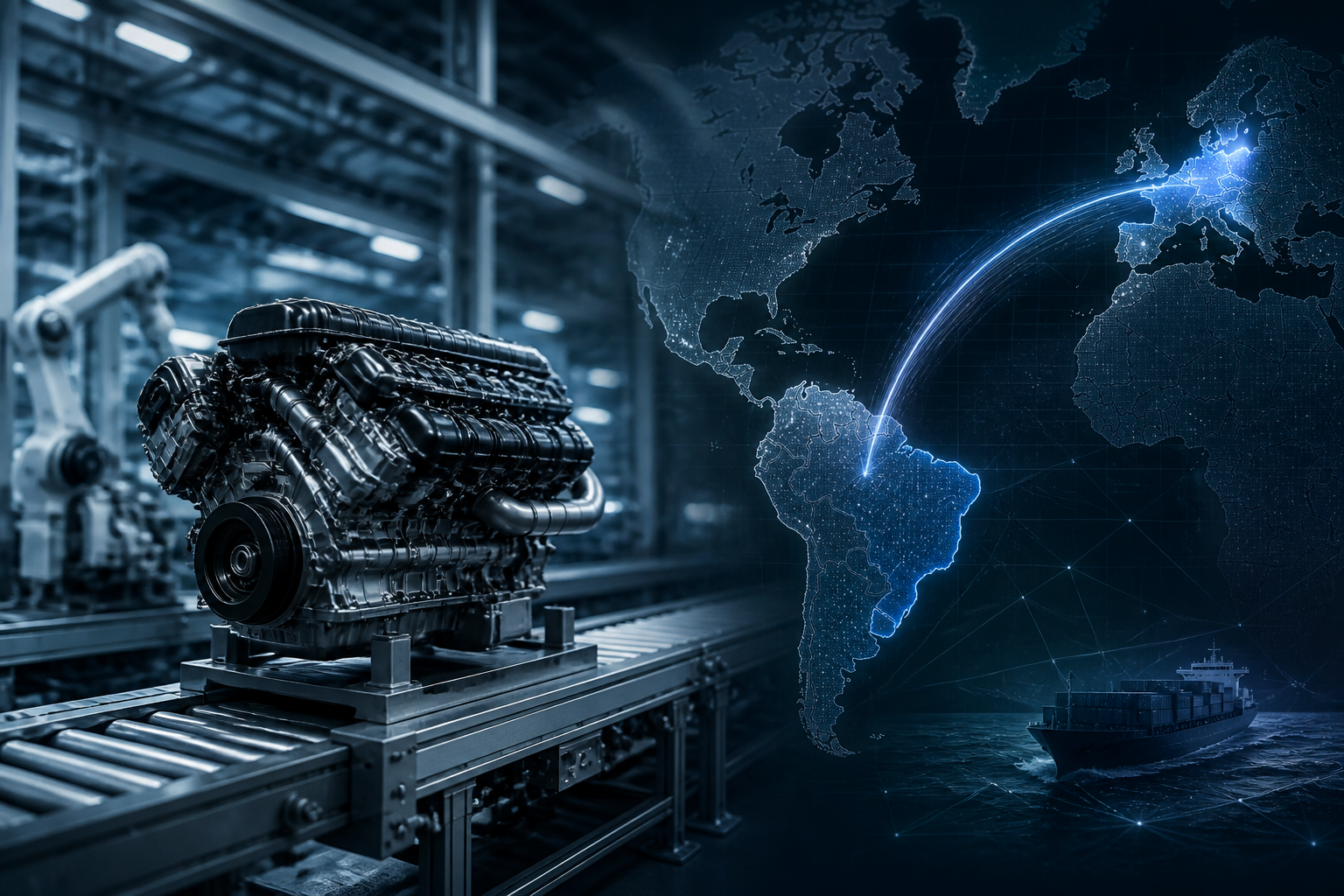 Mercedes Brasil irá exportar motores para a Alemanha