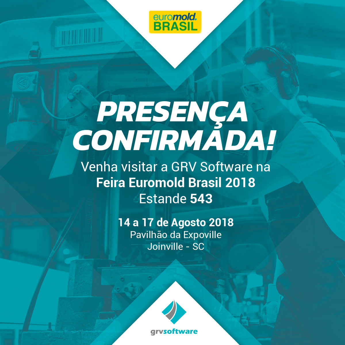 GRV Software participará da Euromold 2018 e sorteará um Tablet para os visitantes!