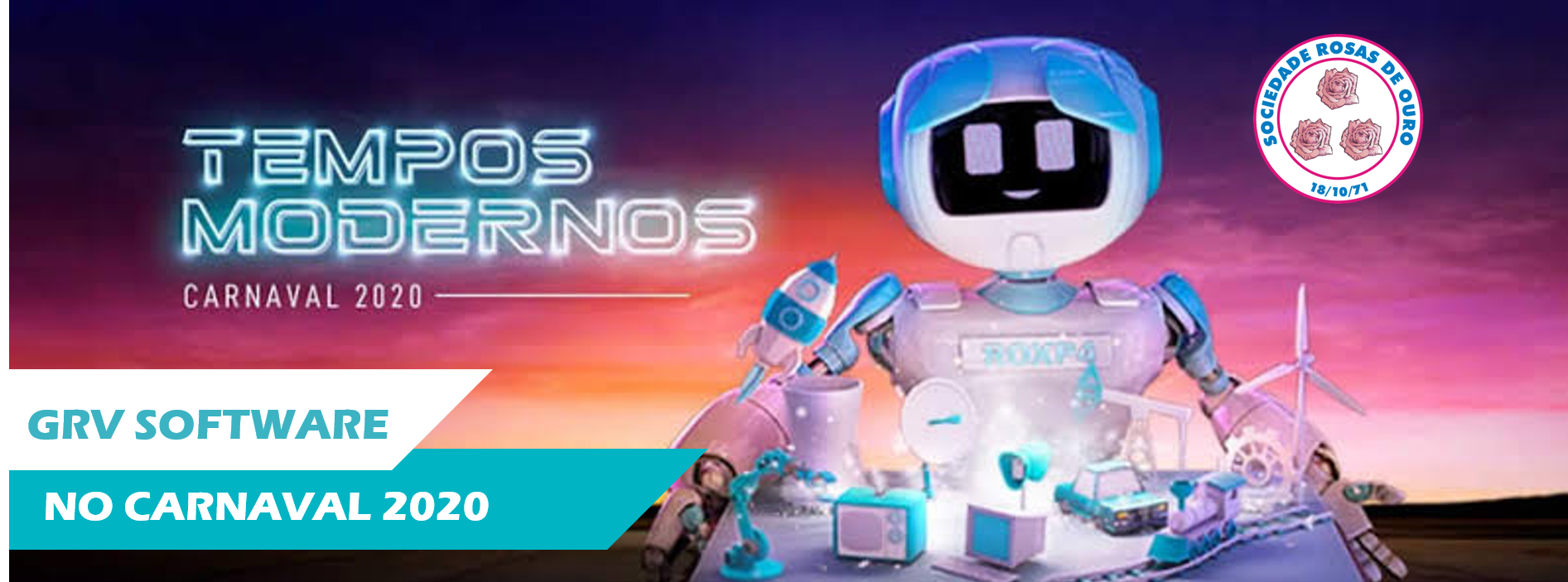 GRV Software participa do desenvolvimento de tecnologias para o desfile da escola de samba Rosas de Ouro em 2020