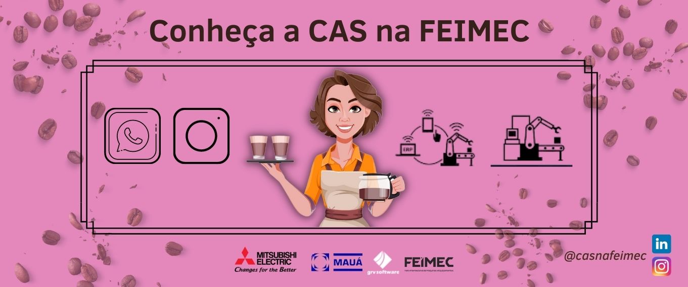 Conheça a CAS, tecnologia inteligente para preparar café customizado aos visitantes da Feimec 2022